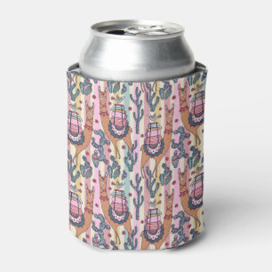 Enfriador De Latas Llamas en modelo de las rayas