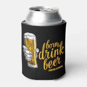 Enfriador De Latas Llevado beber la cerveza, forzada para trabajar