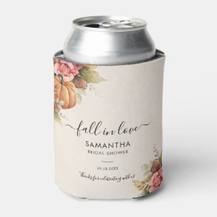 Enfriador De Latas Lluvia de Amor Calabaza Hojas de Otoño Despedida d