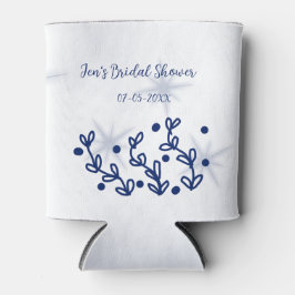 Enfriador De Latas Lluvia de estrellas azules lujo real para baby sho