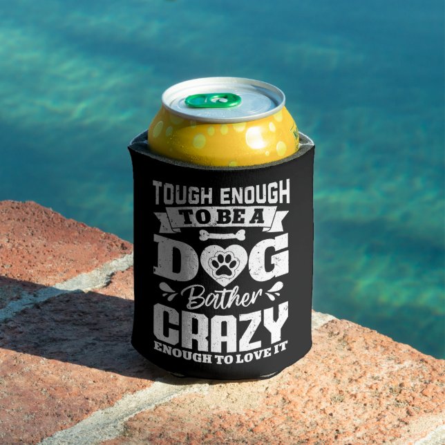 Enfriador De Latas Lo Suficiente Como Para Ser Un Perro Bather Crazy  (Piscina in situ)
