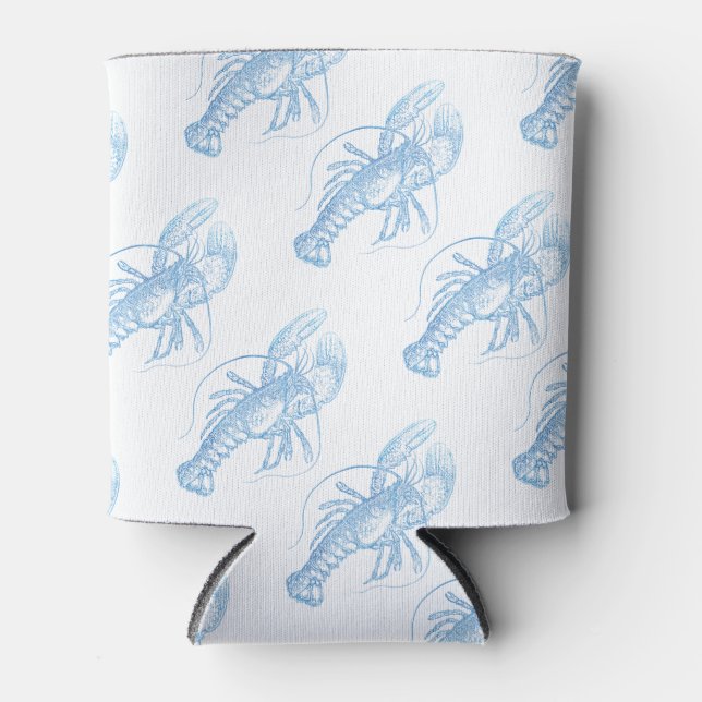 Enfriador De Latas Lobster azul (Anverso)