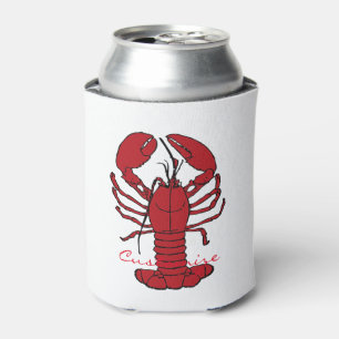 Enfriador De Latas Lobster de Red Maine Thunder_Cove