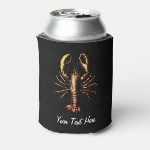 Enfriador De Latas Lobster náutico vintage moderno personalizado