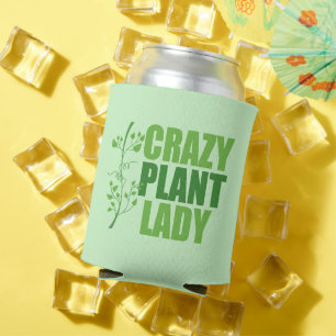 Enfriador De Latas Loca planta Lady Cute Green Botanist