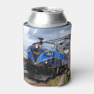 Enfriador De Latas Locomotora del motor del diesel azul en Ca del Fer