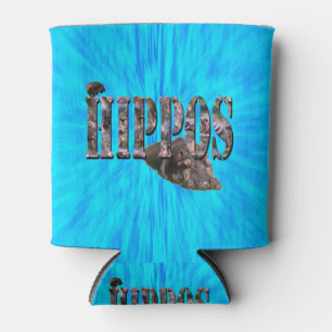 Enfriador De Latas Logo De Hippo Picture Con Hippos,