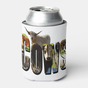 Enfriador De Latas Logo De La Imagen De Nombre De Vacas Con Vacas,