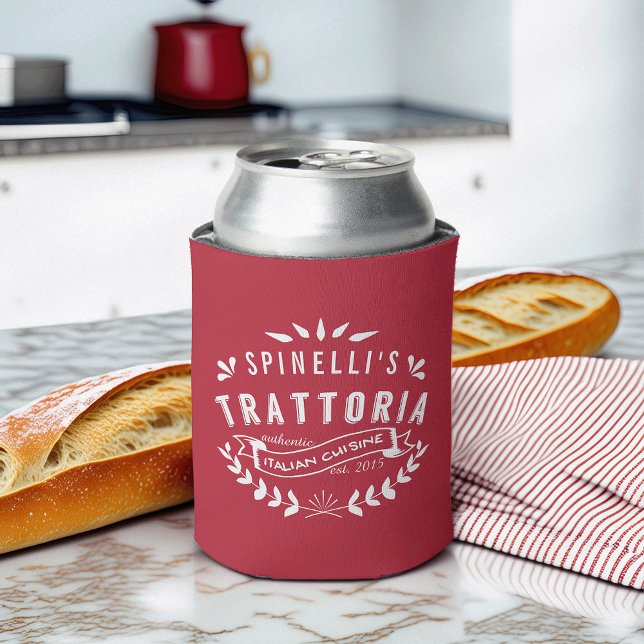 Enfriador De Latas Logo de restaurante personalizado italiano Trattor (Subido por el creador)