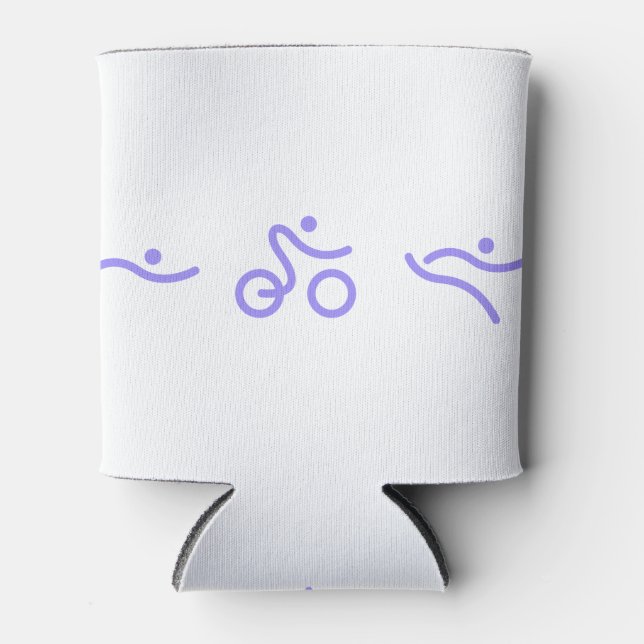 Enfriador De Latas Logo de Triathlon (Anverso)