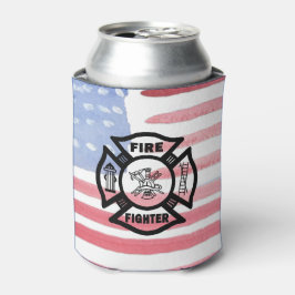 Enfriador De Latas Logo del Departamento de Bomberos