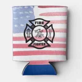 Enfriador De Latas Logo del Departamento de Bomberos