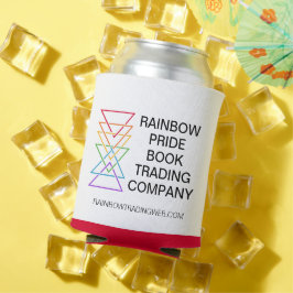 Enfriador De Latas Logotipo de Orgullo Gay de la Compañía del Triángu