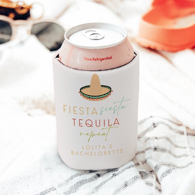 Enfriador De Latas LOLITA Fiesta Siesta Tequila Bachelorette Favor (Subido por el creador)