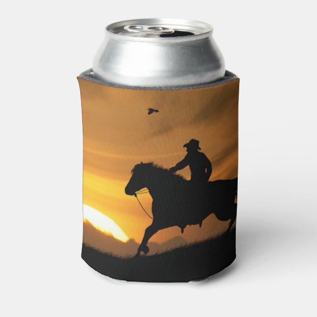 Enfriador De Latas Lone Cowboy Beer Cosy Cup (Reverso de la lata)