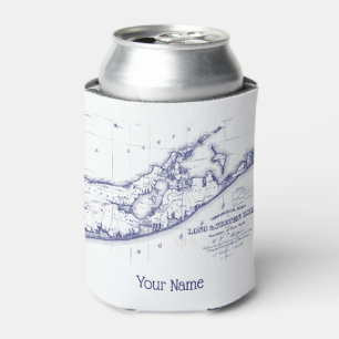 Enfriador De Latas Long Island The Hamptons Map VC