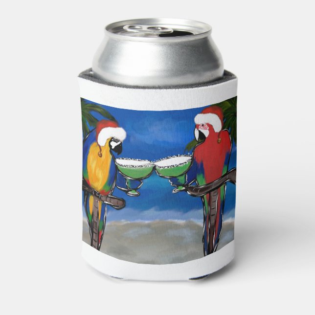 Enfriador De Latas Loro Santa (Reverso de la lata)
