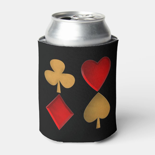 Enfriador De Latas Los cuatro trajes (Lata Anverso)