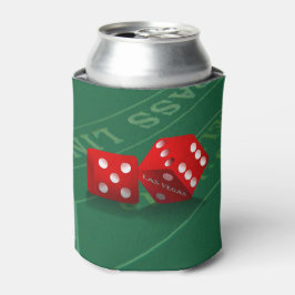 Enfriador De Latas Los dados rojos de Las Vegas
