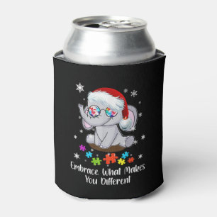 Enfriador De Latas Los Navidades del autismo abrazan lo que te hace d