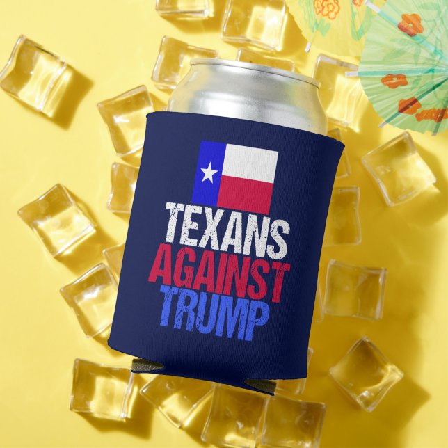 Enfriador De Latas Los texanos contra Trump Blue (Verano in situ)