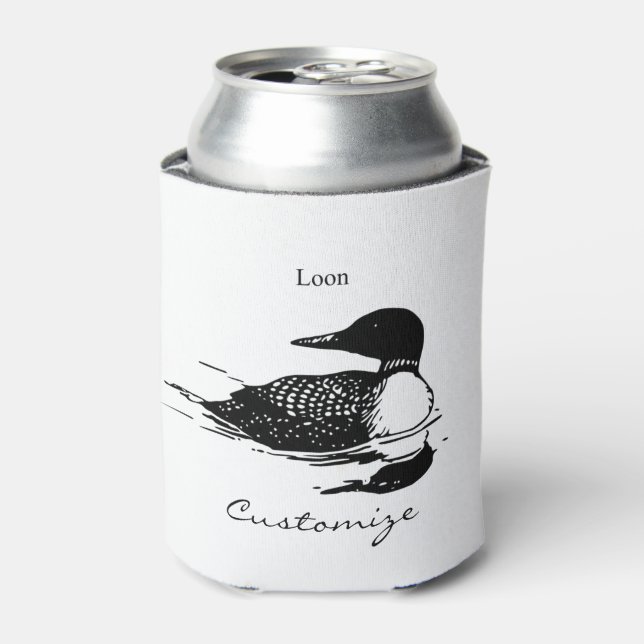 Enfriador De Latas Lote Natación Bird Art Thunder_Cove (Lata Anverso)
