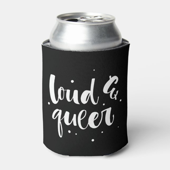 Enfriador De Latas Loud & Queer (Lata Anverso)