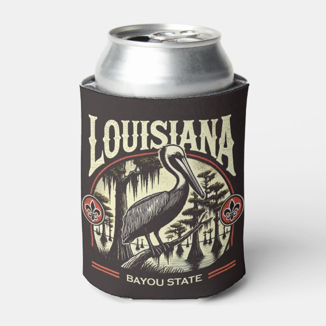Enfriador De Latas Louisiana (Lata Anverso)
