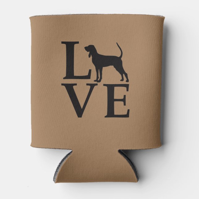 Enfriador De Latas Love Coonhound (Anverso)