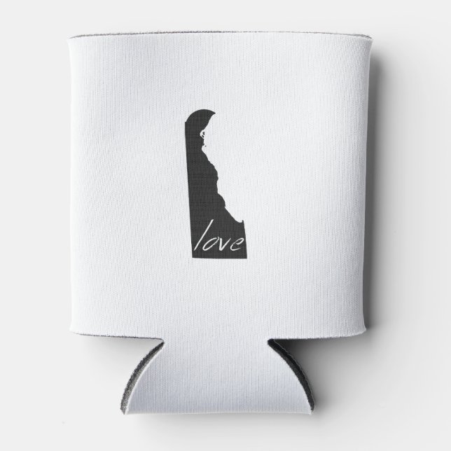 Enfriador De Latas Love Delaware (Anverso)