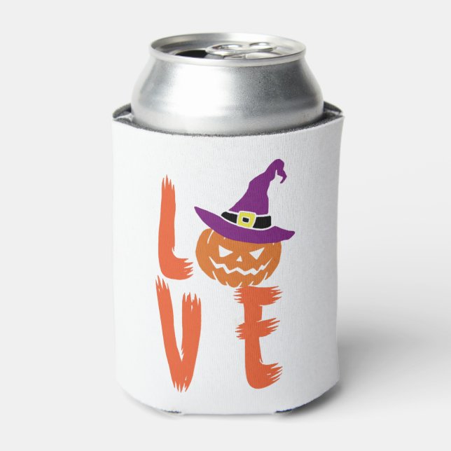 Enfriador De Latas Love Halloween (Lata Anverso)
