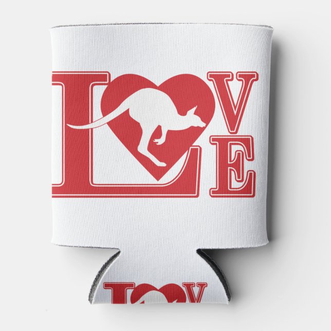 Enfriador De Latas Love-Kangaroo (Anverso)