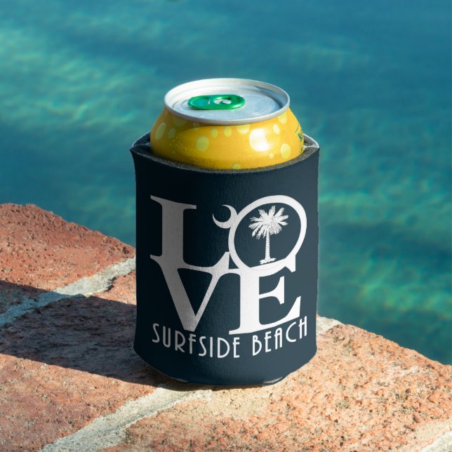 Enfriador De Latas LOVE Surfside Beach SC (Piscina in situ)