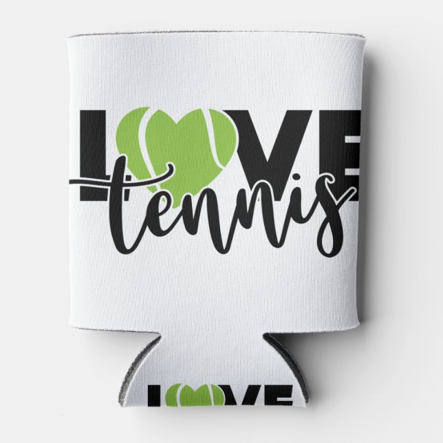 Enfriador De Latas Love Tennis (Anverso)