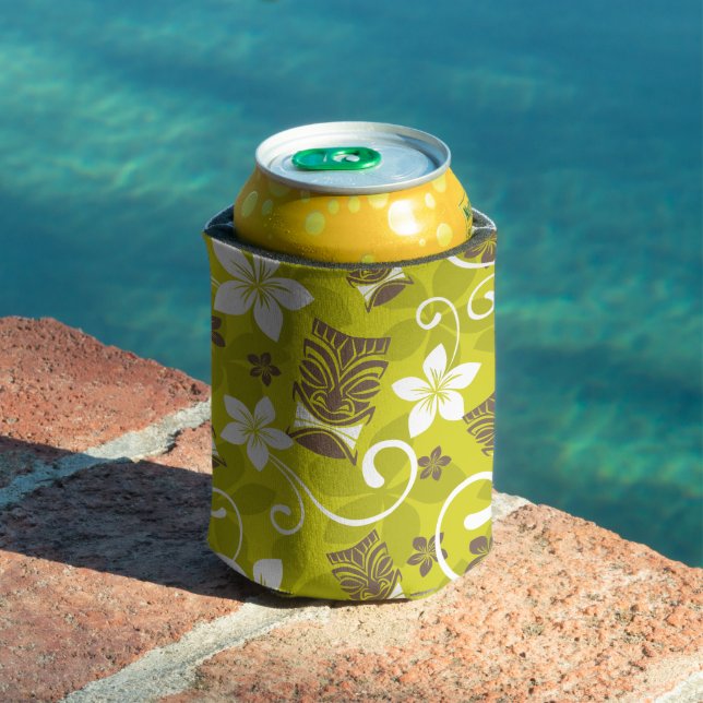 ENFRIADOR DE LATAS LUAU TIKI PATTERN (Piscina in situ)