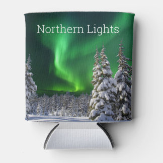 Enfriador De Latas Luces boreales durante el invierno