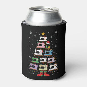 Enfriador De Latas Luces de árbol de máquina de coser de Navidad Calc
