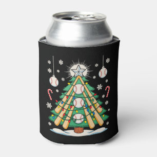Enfriador De Latas Luces de árbol de Navidad de béisbol Adornos Navid