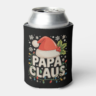Enfriador De Latas Luces de Navidad de Papá Claus Santa Familia Combi