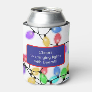 Enfriador De Latas Luces de Navidad Enredadas Divertidas