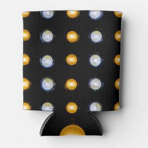 Enfriador De Latas Luces LED, cerrar fondo abstracto.