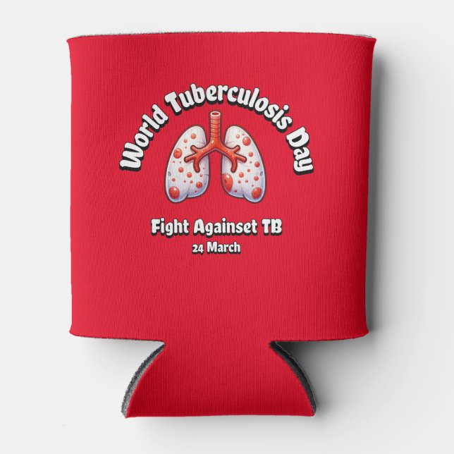 Enfriador De Latas Lucha contra la TBC. Día mundial de la tuberculosi (Anverso)