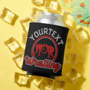 Enfriador De Latas Luchador ADD NOMBRE Campeón de Grapple Equipo Juga
