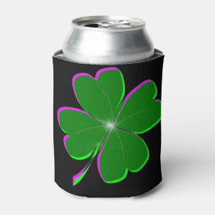 Enfriador De Latas Lucky Four Leaf Clover