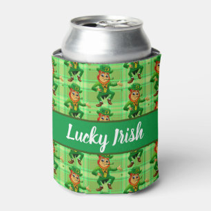 Enfriador De Latas Lucky Irish Green Leprechaun St Patrys
