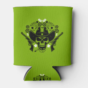 Enfriador De Latas Lucky Poker Skull