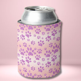 Enfriador De Latas Lugares de vaca rosada Impresión de animal
