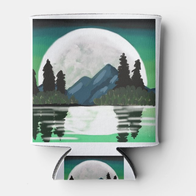 Enfriador De Latas Luna romántica (Anverso)