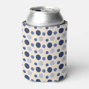 Enfriador De Latas Lunares de tonos de azul