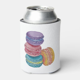 Enfriador De Latas Macarones De Arcoiris Cuidados En Acuarela